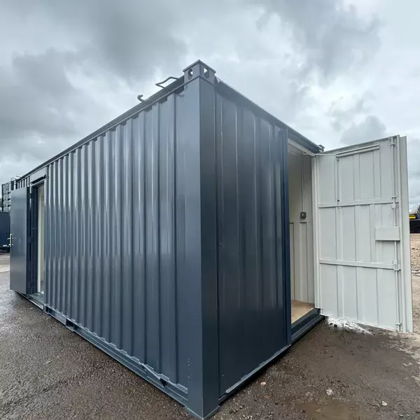 21x8ft Office and Storage Cabin