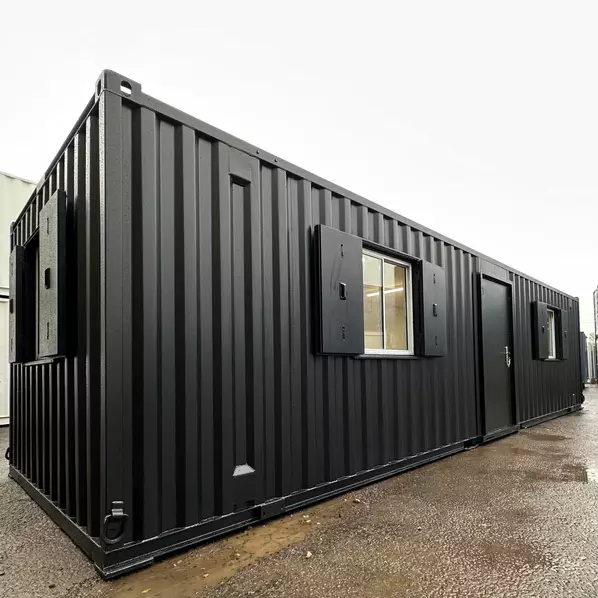 32x10ft Custom Open Plan Office and Canteen Cabin